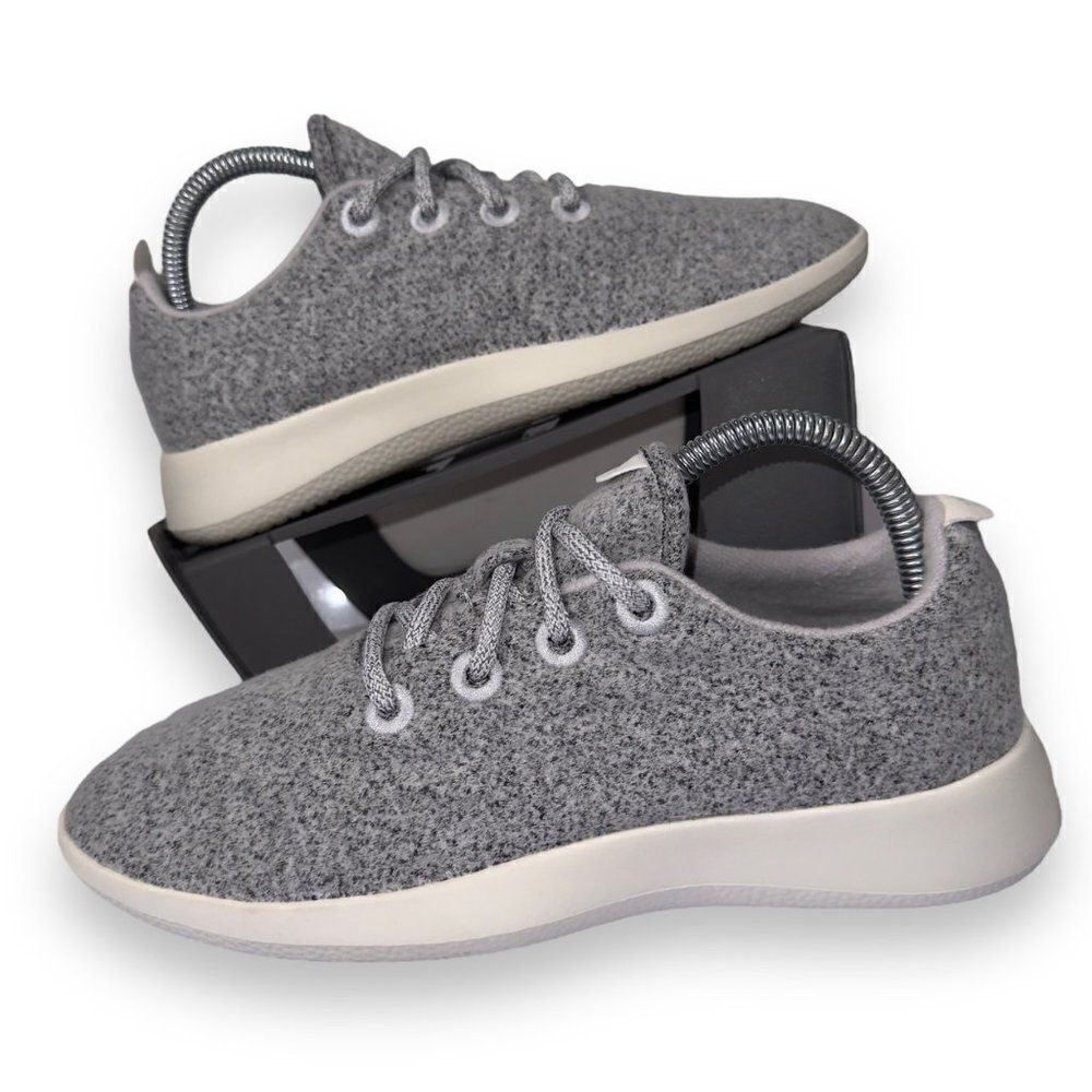 Allbirds Wool Runners WR‎ Sneakers Dapple Grey / White Women's 8